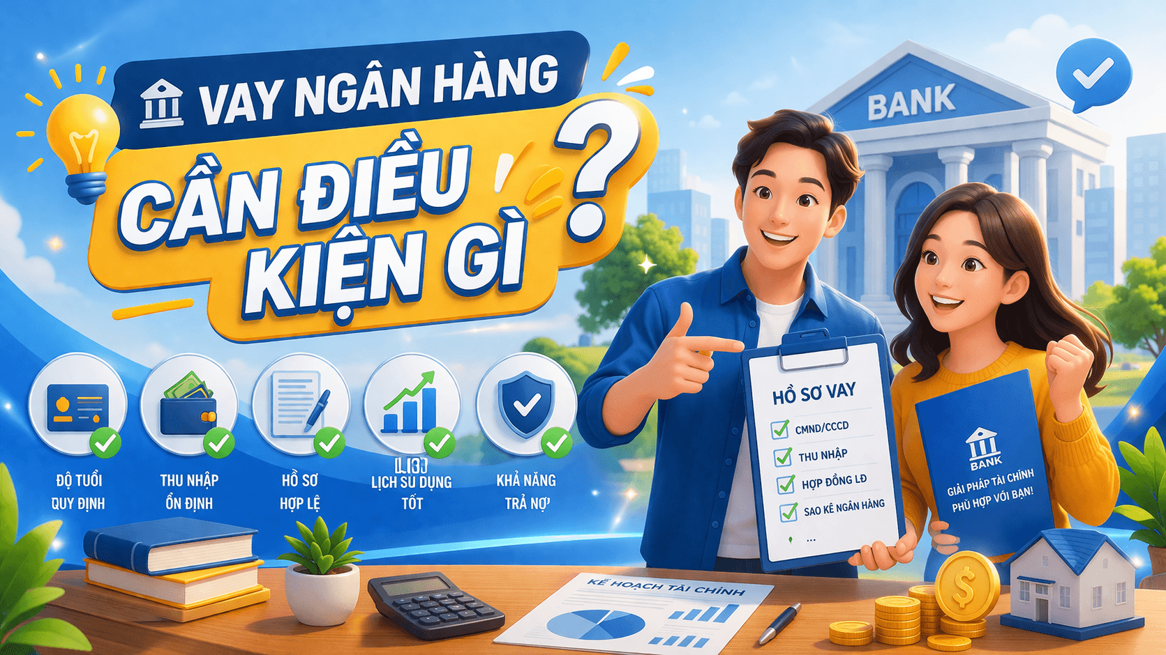 Vay ngân hàng cần điều kiện gì? (Cập nhật 2026)